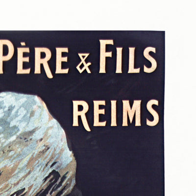Reims Travel Poster: Caves Ruinart Père et Fils by Louis Tauzin, 1914