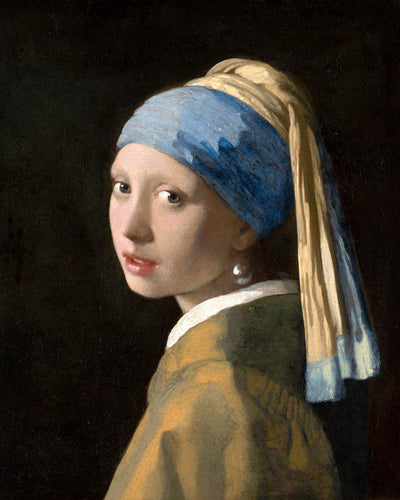 La joven de la perla de Johannes Vermeer, 1665