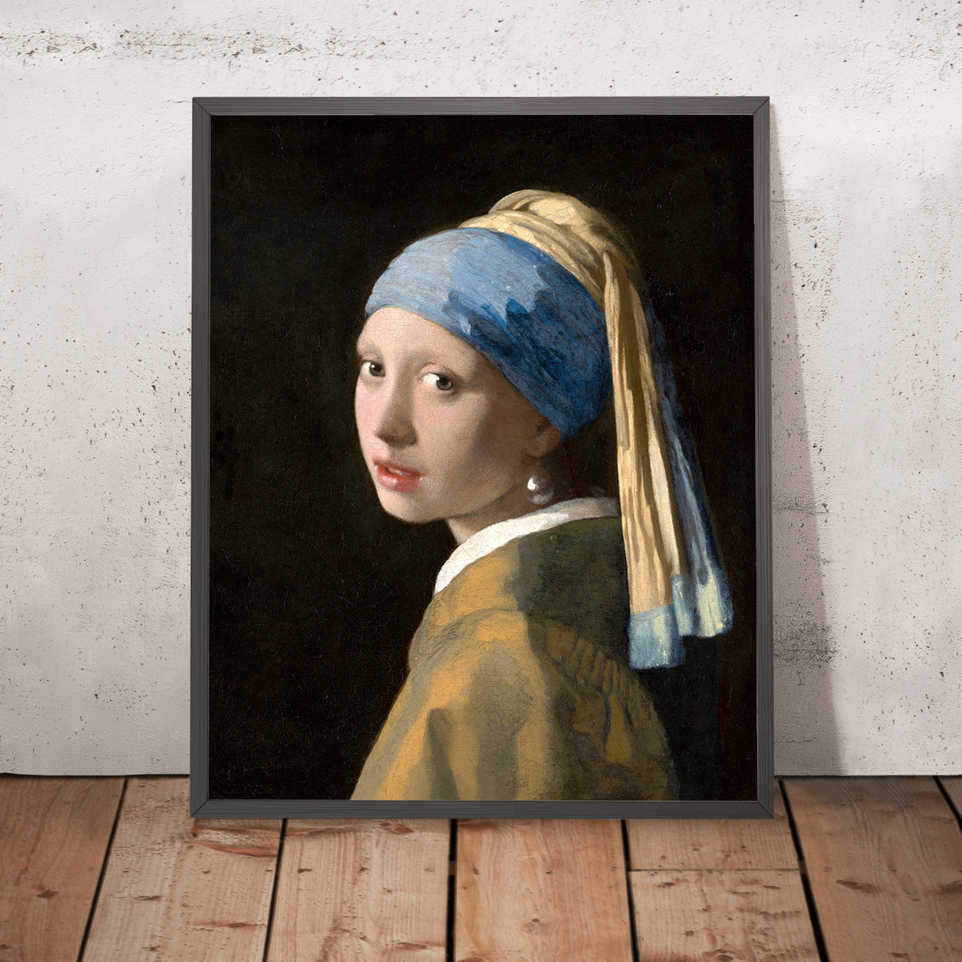 Jeune fille à la boucle d'oreille en perle de Johannes Vermeer, 1665