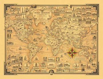 Mappa del Mondo Personalizzata con Puntine da Viaggio: Scegli Qualsiasi Mappa del Mondo 