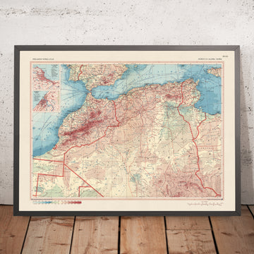 Mappa antica del Nord Ovest dell&