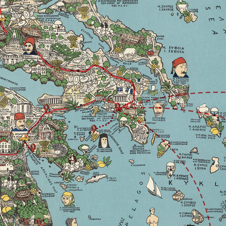 Personalisierte Routenkarte: Individuelle Roadtrip- oder Wanderkarte 