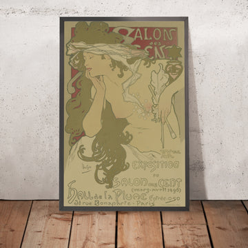Salon des Cent, 20th Exhibition by Alphonse Mucha, 1896