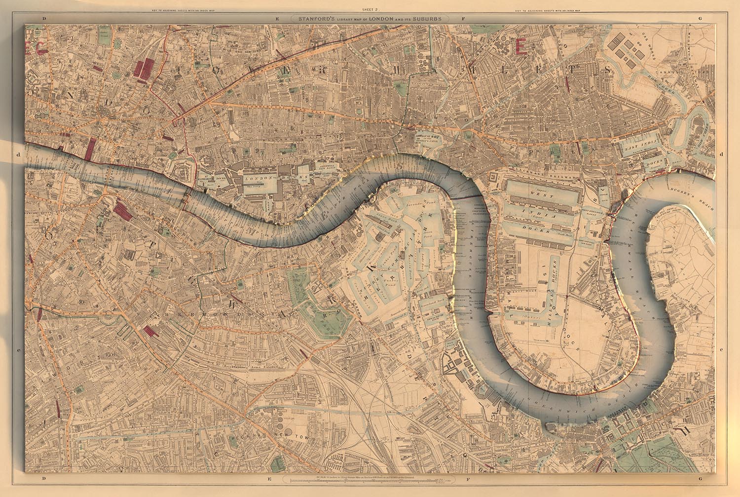 Image showing the difference between an Original map and a map that has undergone the Unique 3D transformation