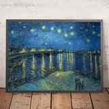 Noche estrellada sobre el Ródano de Vincent van Gogh, 1888