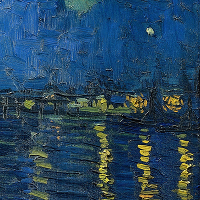 Starry Night over the Rhone by Vincent van Gogh, 1888