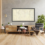 Old Nautical World Map by Heather, 1828: East India Company Nautical Pricking Chart