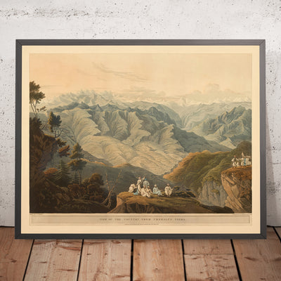 First View of the Himalayas by Europeans, Robert Havell & James Fraser, 1820