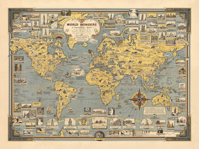 The blue and yellow version of the map