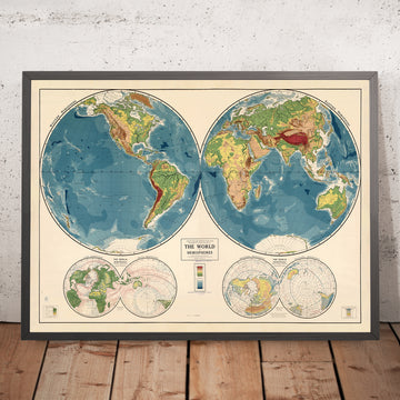 Carte du monde de l&