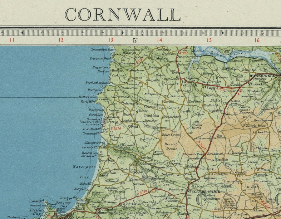 Mapa antiguo personalizado - Crea tu propio mapa de calles con código postal/código ZIP de los años 1800 y 1900 de la Ordnance Survey 