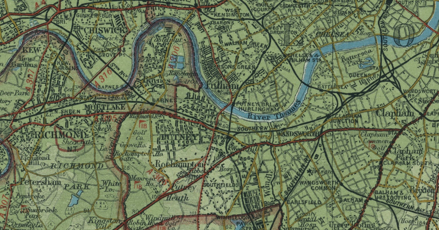 Mapa antiguo personalizado - Crea tu propio mapa de calles con código postal/código ZIP de los años 1800 y 1900 de la Ordnance Survey 