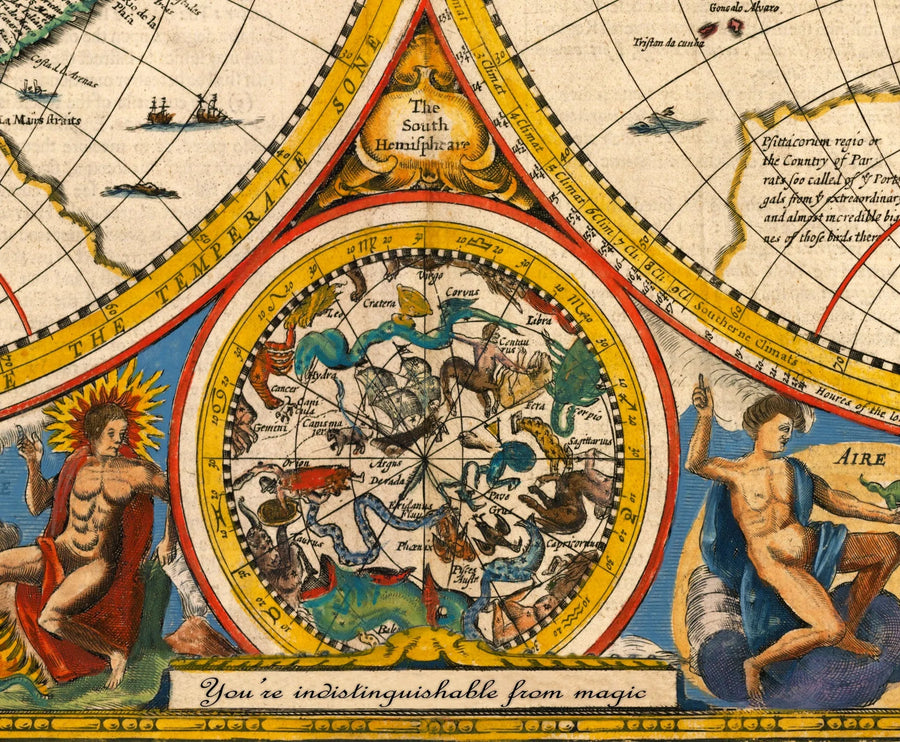 Carte du monde de l&