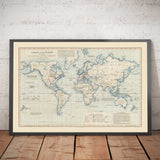 Old World Map, 1818 by James Wyld - Chart Showing The Religion, Population & Civilisation of Each Country