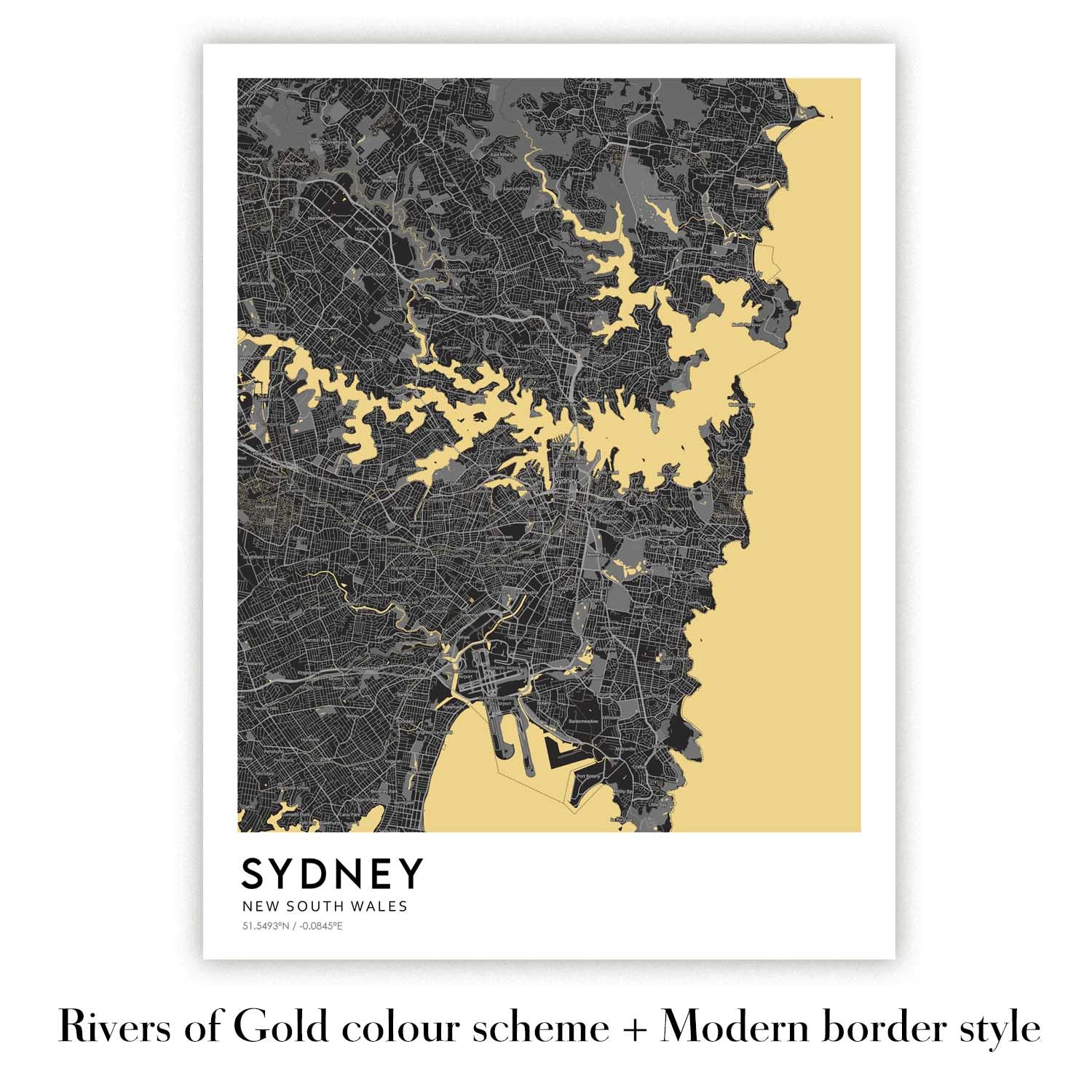 Personalised Modern Map - Make Your Own City & Street Map – The Unique ...