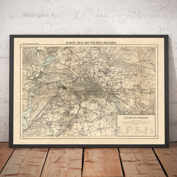 Carte ancienne personnalisée de l&