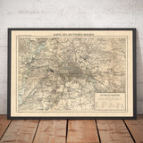 Custom Old Map  of Germany - Make Your Own 1800s Reich Survey Chart (Reichsamt für Landesaufnahme)