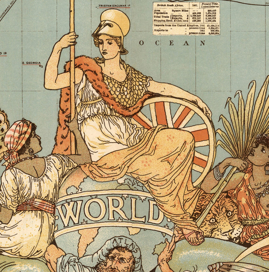 Carte du monde de l&