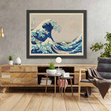 Die große Welle vor Kanagawa von Hokusai, 1831 