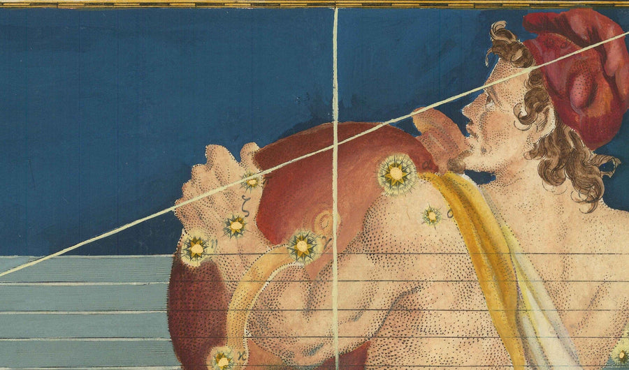 Antica mappa stellare dell&