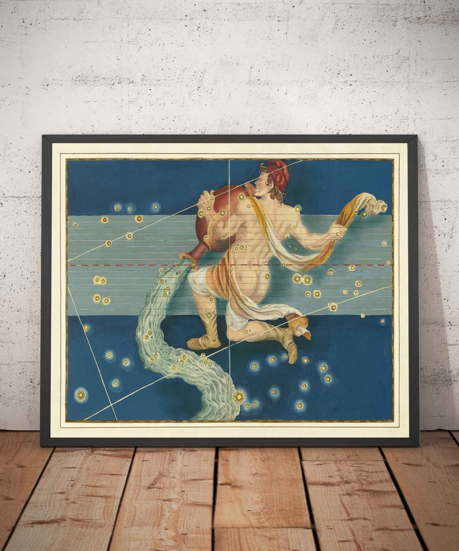 Antica mappa stellare dell&