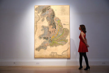 Rara mappa geologica di William Smith dell&